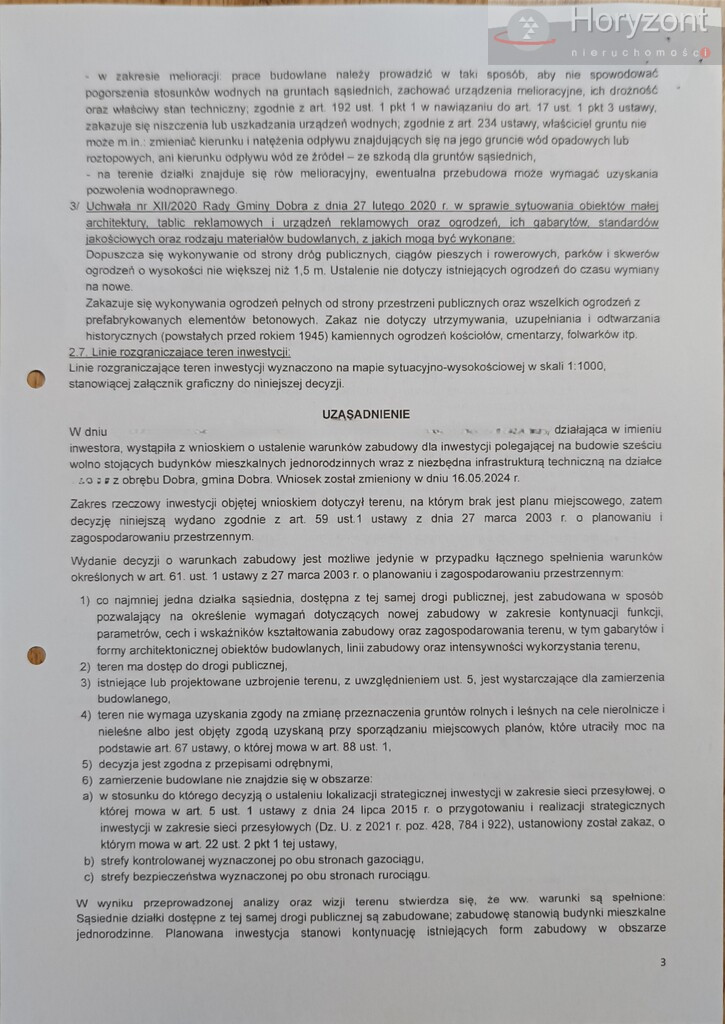 Działka Sprzedaż Dobra