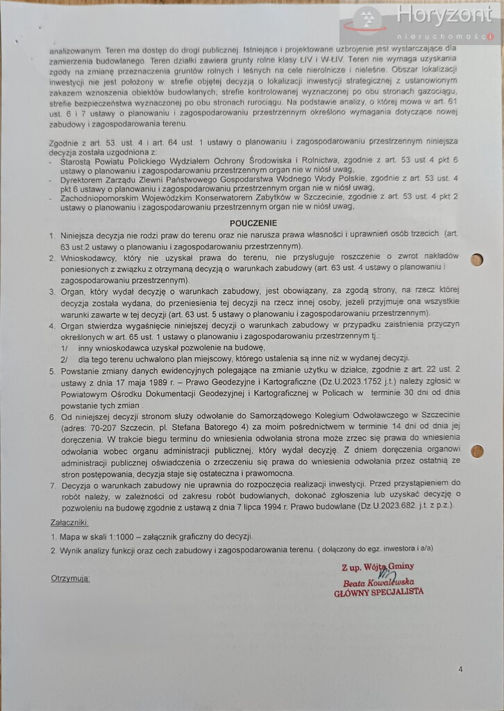Działka Sprzedaż Dobra