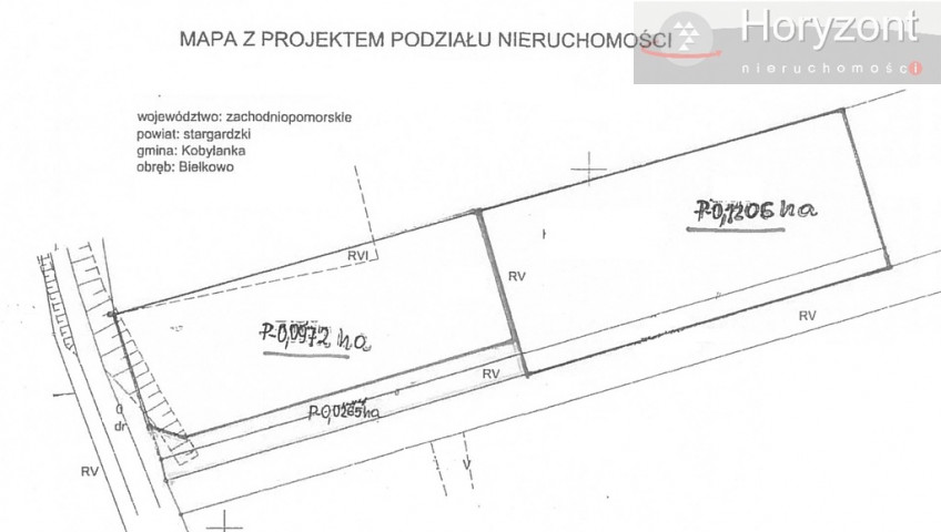 Działka Sprzedaż Bielkowo